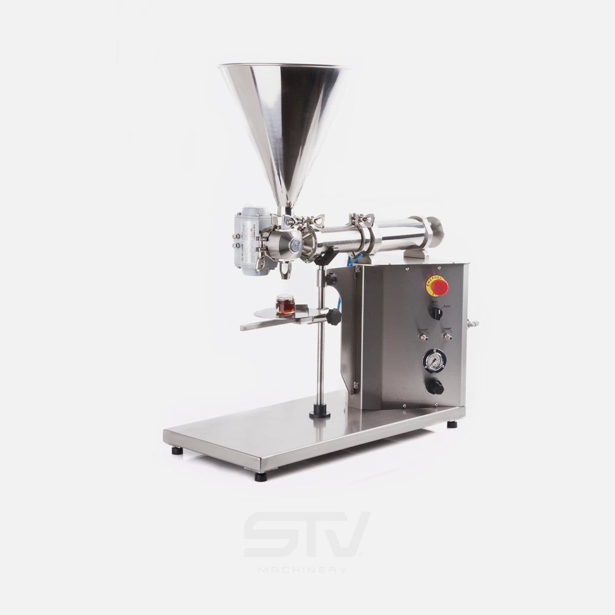 Semi-automatic benchtop volumetric filler